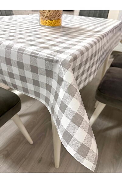 LİMAY Gingham 1stClass PVC Tablecloth Living Room-Kitchen-Picnic Cloth
