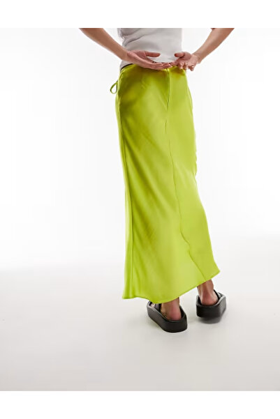 TopShop Topshop maxi skirt, neon