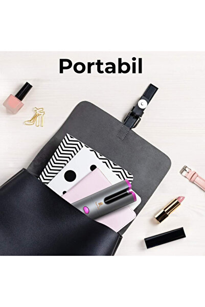 Regal Bliss Ondulator automat portabil ® fara fir, cu invelis ceramic