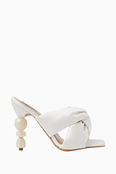 VANINA Camelia 100, Luxury Satin Mule with Pearl Detail