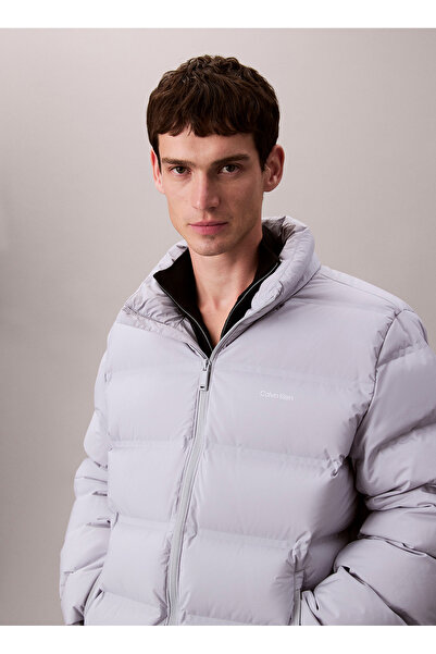 Calvin Klein Gri Erkek Mont LV04LD517GWCP_LS QUILTED BONDED CHA