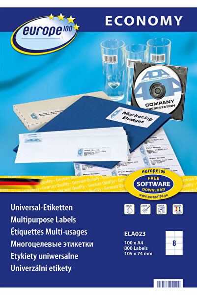 Avery Zweckform Etichete Avery Zweckform, ELA023, 105 x 74 mm, 8 etichete/coa...