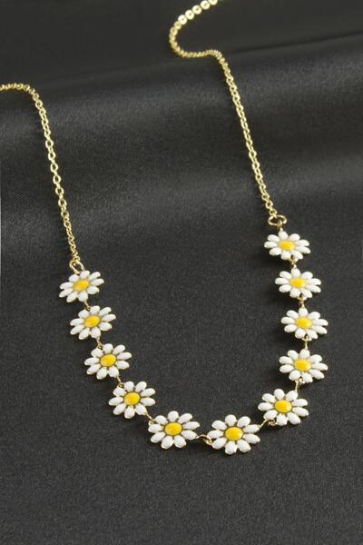 CT STONES قلادة ديزي المينا