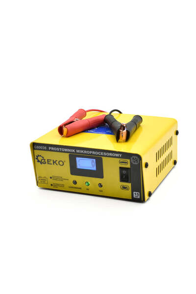 GEKO Încărcător de baterii cu microprocesor 6V/12V 15A, G80036