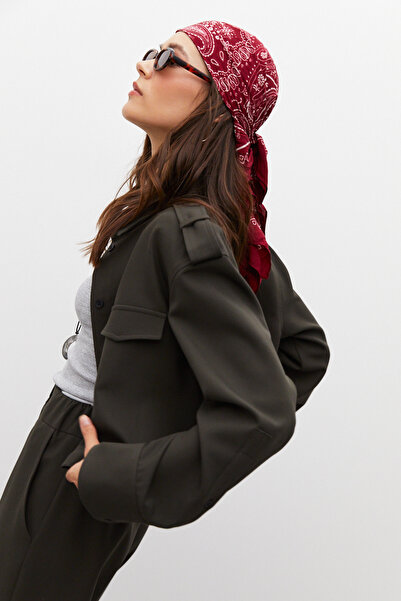 urban focus Omzu Apoletli Kısa Gömlek