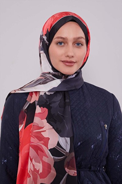 Levidor K.Pink Lotus Pattern Indian Silk Shawl