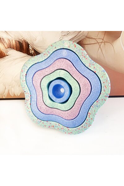 dalip Sensory Balance Toy - Stepping Stones, 5 Foam Pieces, 28 cm, Multicolor