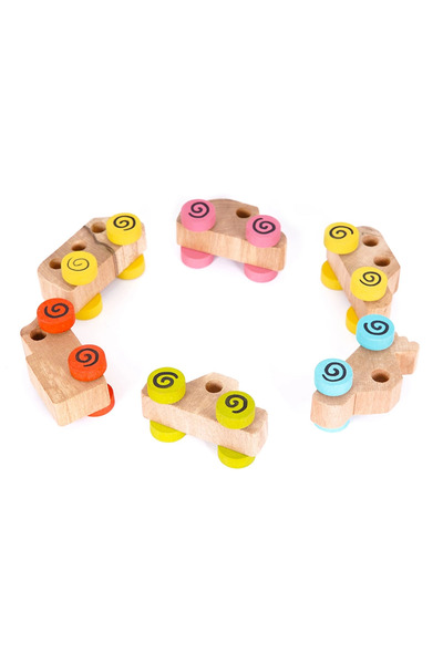 BALATOYZ Wooden Block Vehicles Set