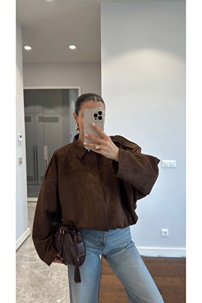 FMN Moda Μπουφάν BOMBER SUEDE OVERSIZE ΜΕ ΕΠΕΞΕΡΓΑΣΜΕΝΟ ΣΧΕΔΙΟ ΜΕ ΕΠΕΞΕΡΓΑΣΜΕΝΟ ΕΞΑΡΤΗΜΑΤΑ ΜΕ ΛΕΠΤΟΜΕΡΕΙΕΣ ΣΤΟΝ ΑΞΕΣΤΟΥΡΟΥΣΤΟΝΟΥΣ ΑΞΕΣΤΟΥΡΟΥΣΤΟΥΣ ΜΕ ΕΠΕΞΕΡΓΑΣΜΕΝΟ ΣΧΕΔΙΟ ΜΕ ΕΠΕΞΕΡΓΑΣΜΕΝΟ ΕΞΑΡΤΗΜΑΤΑ ΜΕ ΕΠΕΞΕΡΓΑΣΜΕΝΟ ΣΧΕΔΙΟ