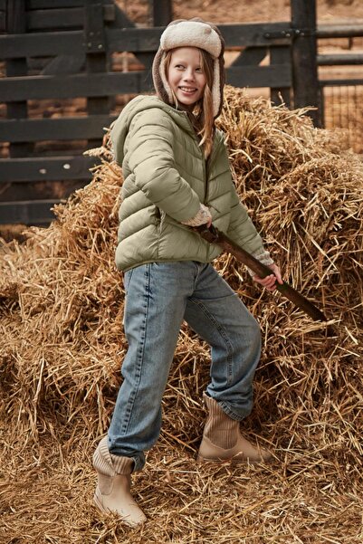 MAYORAL بنطلون جينز فضفاض للفتيات من سن 8 إلى 18 سنة باللون الأزرق