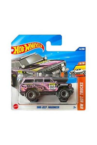 HOT WHEELS 1988 Jeep Wagoneer, 1:64, Pink