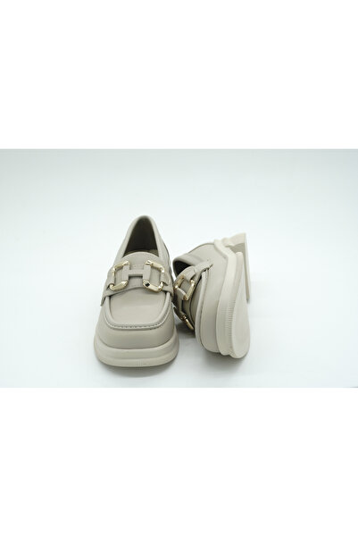 Luvesta Shoes Toka Detaylı Loafer Bej