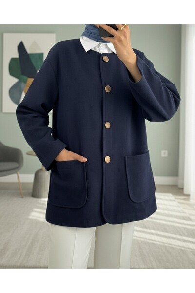 Modamorfo Μπουφάν με διπλή τσέπη με κουμπιά μπροστά -K.Laci