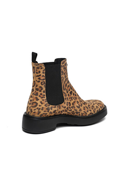 Greyder Women's Leopard Genuine Leather Chealse Boots 5K2Ob35302