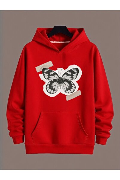 ArtYus Unisex Fluture Colorat Special cu imprimeu Bumbac supradimensionat cu ...