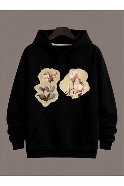 ArtYus Unisex Floral Colorat Special cu imprimeu Bumbac supradimensionat cu g...