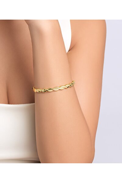 Hakan Güler Kuyumculuk Altın Sarmaşık Model Kelepçe Bilezik