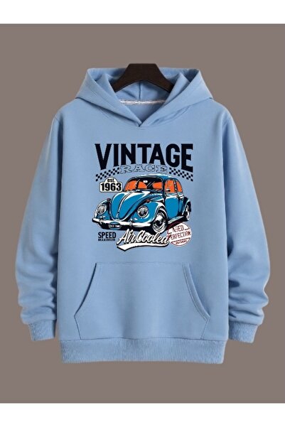 ArtYus Unisex Vintage Vosvos Colorat Special cu imprimeu Bumbac supradimensio...