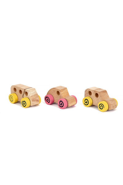 BALATOYZ Wooden Block Vehicles Set