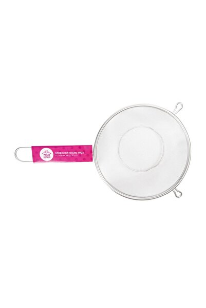 Maison D'Amelie Strecuratoare inox 18 CM, cu maner lung si doua carlige