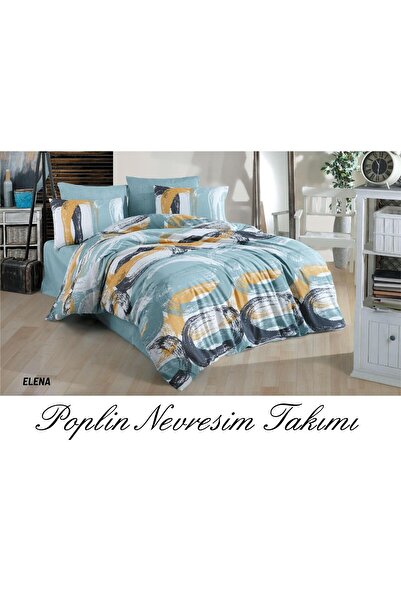 HUZUR ÇEYİZ Irina Viven Double Duvet Cover Set