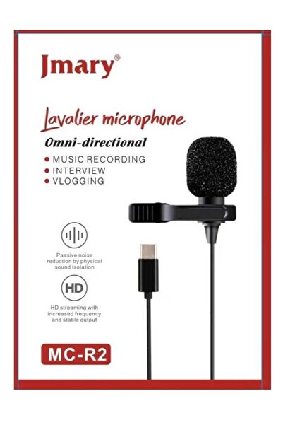 Jmary MC-R2 Professional Type C Microphone For Recordings With Noise Reduction