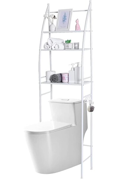 Generic Sulfar 3 Tier Bathroom Storage Shelf, No Drilling Toilet Organizer Ra...