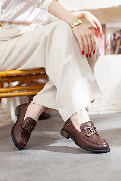 Adım Adım Mammamia Hakiki Deri Ekstra Rahat Laofer