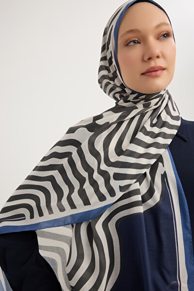 Schaless Yaşam İzi - Cherry - Efilia Patterned Shawl - 70X190 cm