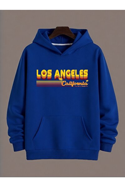 ArtYus Unisex Los Angeles Colorat Special cu imprimeu Bumbac supradimensionat...