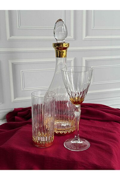 ROSSEV Atlanta Gold Water Set 13 Pieces for 6 Persons