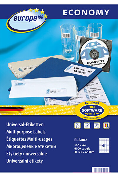 Avery Zweckform Etichete Avery Zweckform, ELA002, 48,5 x 25,4 mm, 40 etichete...