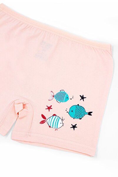 Öts Момичешки боксерки, 3-пакет с принт (96% памук - 4% еластан)