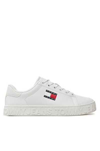 Tommy Jeans Γυναικεία Αθλητικά Παπούτσια EN0EN02703 Λευκά