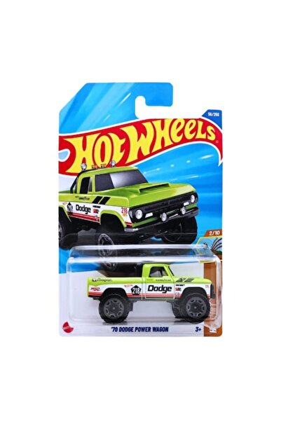 HOT WHEELS '70 Dodge Power Wagon, 1:64 Metal Model Car