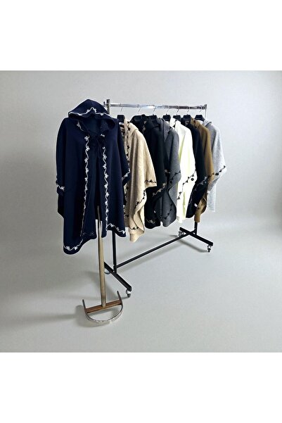 mim eşarp Akmoda Thick Winter Knitwear Long Poncho