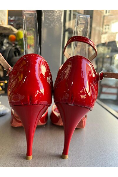 bitangosu Red Patent Leather Closed Heel 8.5 cm 13 Pont Tango, Dance and Ballroom Shoes