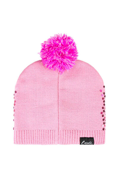 Cerda Căciulă cu pompon pentru fete, model Disney Vampirina, roz multicolor, ...