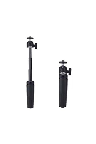 Jmary MT27 Mini Portable Lightweight Tripod Stand Smart Selfie Stick 360 Rotation for Phone and Came