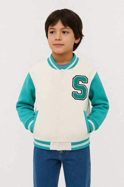 RÜZMUS Jachetă BOOMBER COLLEGE S CU DETALII DE BRODATURĂ CU CAPSĂ