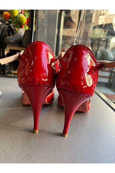 bitangosu T MODEL KIRMIZI RUGAN 8,5 CM 13 PONT TANGO, DANS VE SALON AYAKKABISI