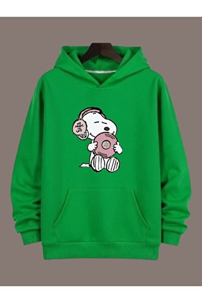 ArtYus Unisex Snoopy Colorat Special cu imprimeu Bumbac supradimensionat cu g...