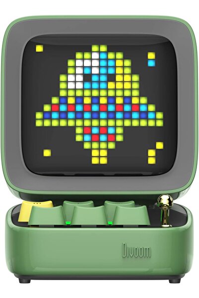 DIVOOM Ditoo Pro Adaptable Bluetooth Speaker with Pixel Display - LED Decor (Green)