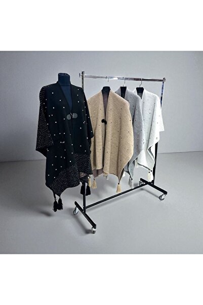 mim eşarp Akmoda Thick Winter Knitwear Long Poncho