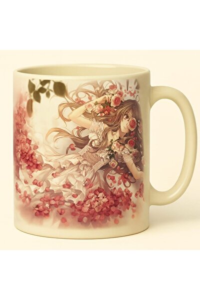 irişka Mug Cup Picture Mug Postcard Illustrated Mug 9X8.5 cm