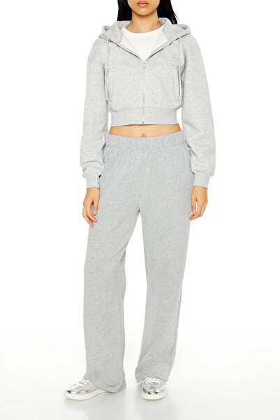 Forever 21 Crop Polar Sweatshirt