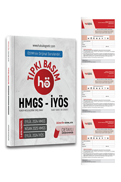 hukuk öğretir HMGS - İYÖS 2026 Hukuk Mesleklerine Giriş – İdari Yargı Ön Sına...