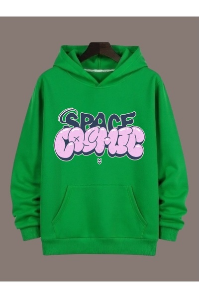 ArtYus Φούτερ Unisex Space Cosmic Colorful Special με τύπωμα Cotton oversized...