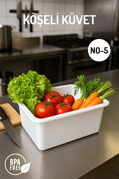 Nandy Home Köşeli Küvet No:5 – Kafe & Restoran Tipi Gıda Saklama ve Hazırlık ...