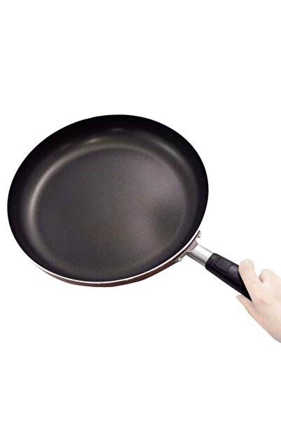 abnturk 32 cm Kaliteli Yanmaz Yapışmaz Uzun Ömürlü Teflon Tava Günlük Kullanı...
